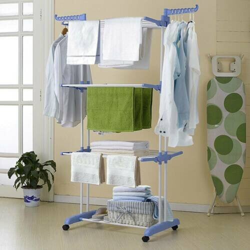 Foldable Extra-Large Tier Clothes Airer Laundry Dryer on OnBuy