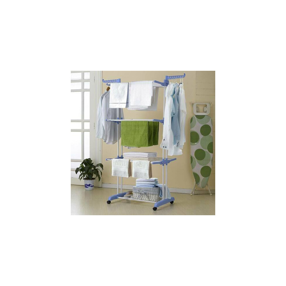 Foldable Extra-Large 3 Tier Clothes Airer & Laundry Dryer