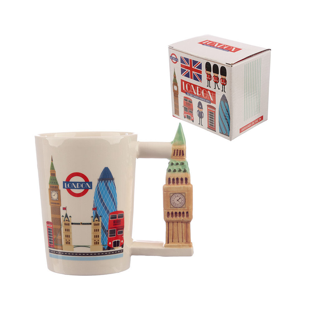 Puckator Collectable Big Ben Shaped Handle Ceramic Mug
