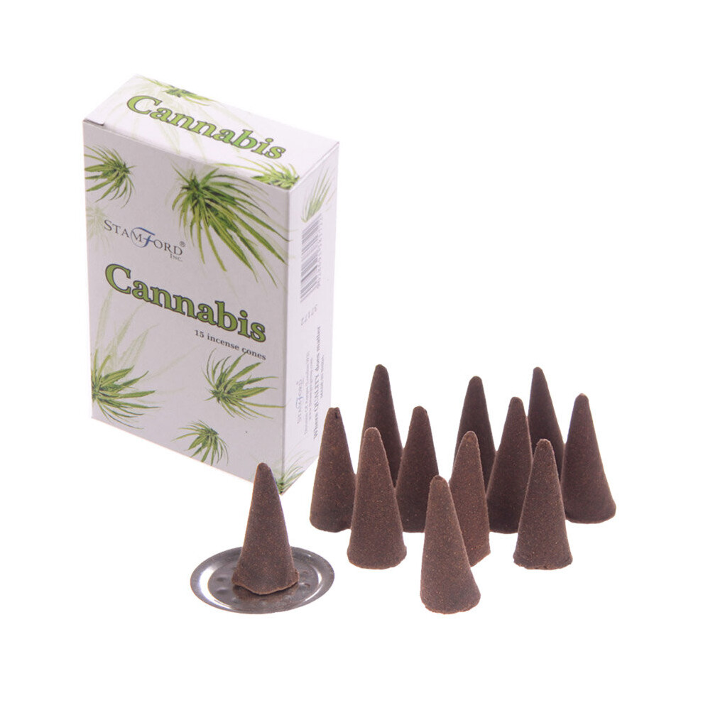 Stamford Hex Incense Cones - Cannabis