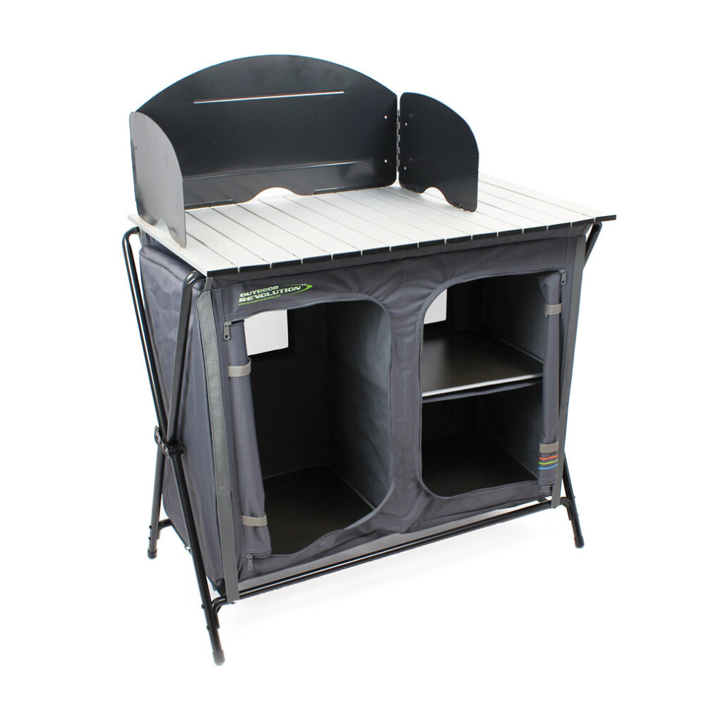 New Outdoor Revolution Camping Kitchen With Windshield