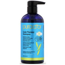 Pura D'or, Shampooing Traitant pour le Cuir Chevelu, Tous Types de Cheveux, 16 fl oz (473 ml)