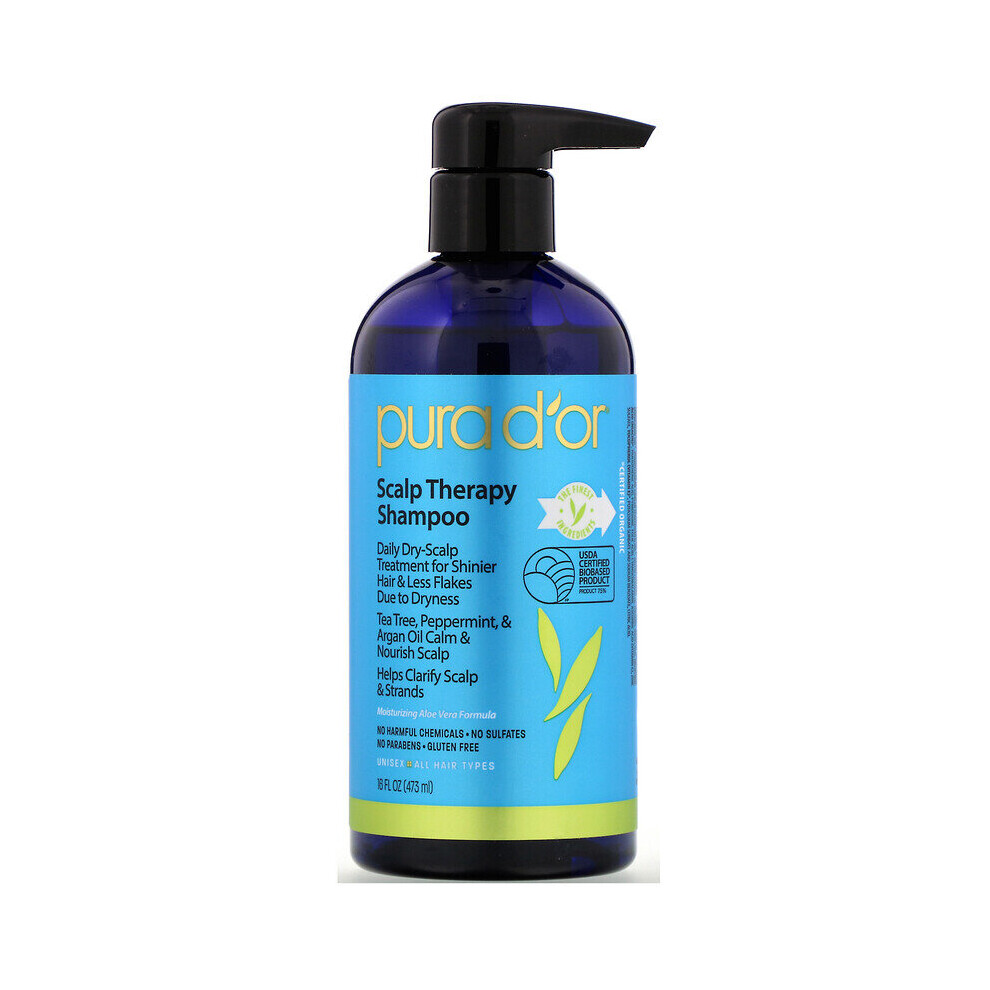 Pura D'or Lavender Scalp Therapy Shampoo, 473Ml