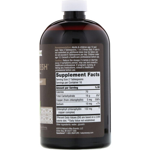 Nature's Way, Chlorofresh, Liquid Chlorophyll, Unflavored, 16 fl oz (480 ml) 2