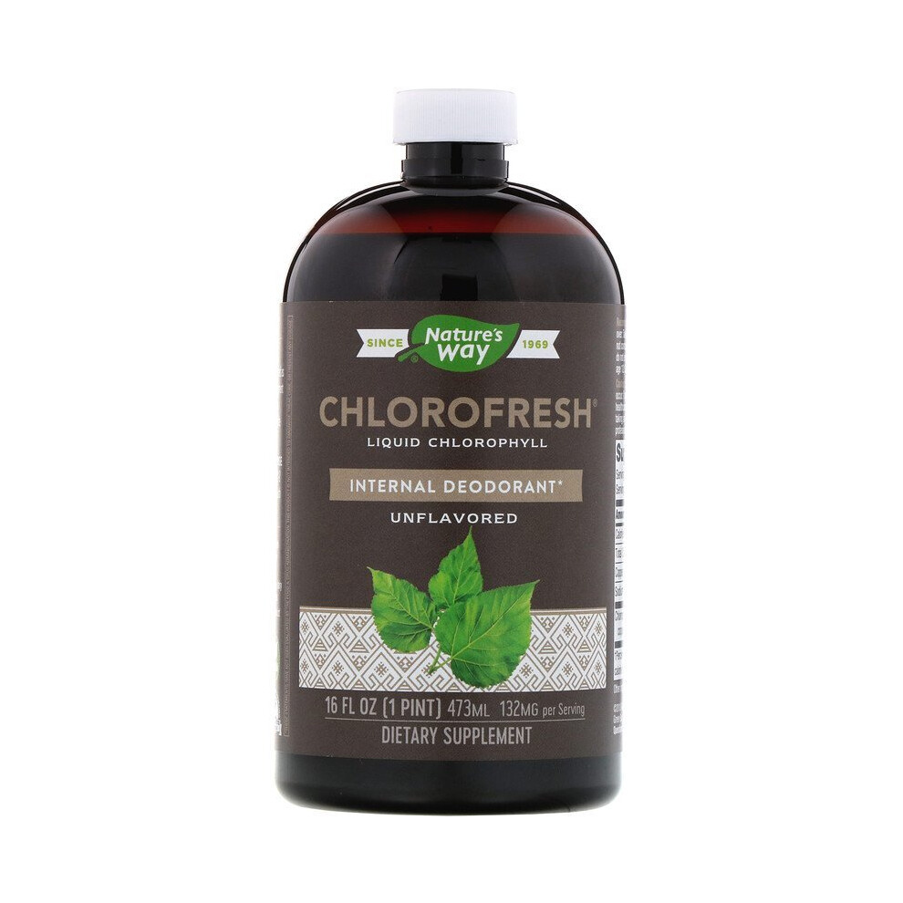 Nature's Way, Chlorofresh, Liquid Chlorophyll, Unflavored, 473ml