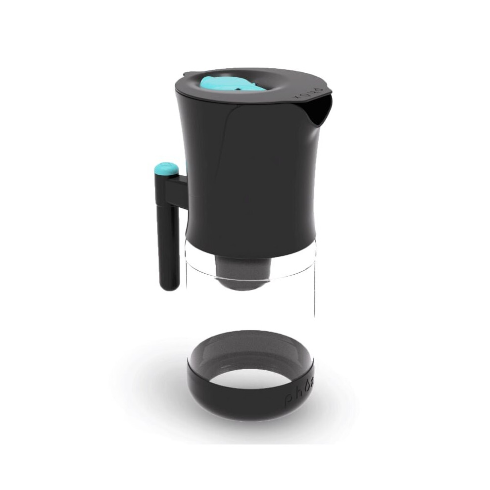 Phox V2 Alkaline Water Filter | 2.2L Glass Water Filter Jug and Cartridge