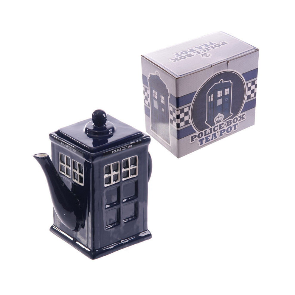 Novelty Police Box Shaped Teapot