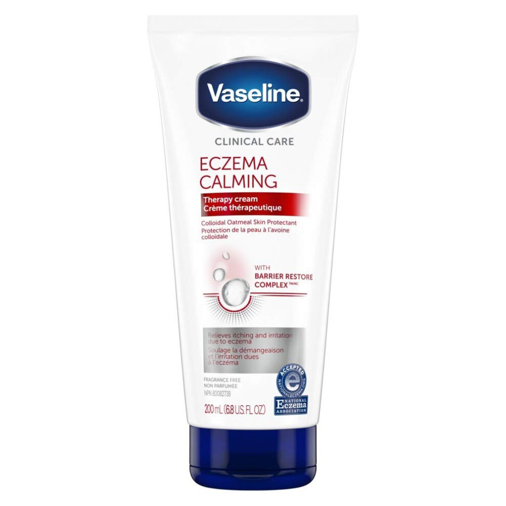 Vaseline Clinical Care Eczema Calming Therapy Cream, 6.8 fl oz (200ml)