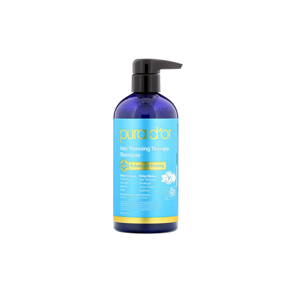 Pura D'or , Hair Thinning Therapy Shampoo, 473Ml