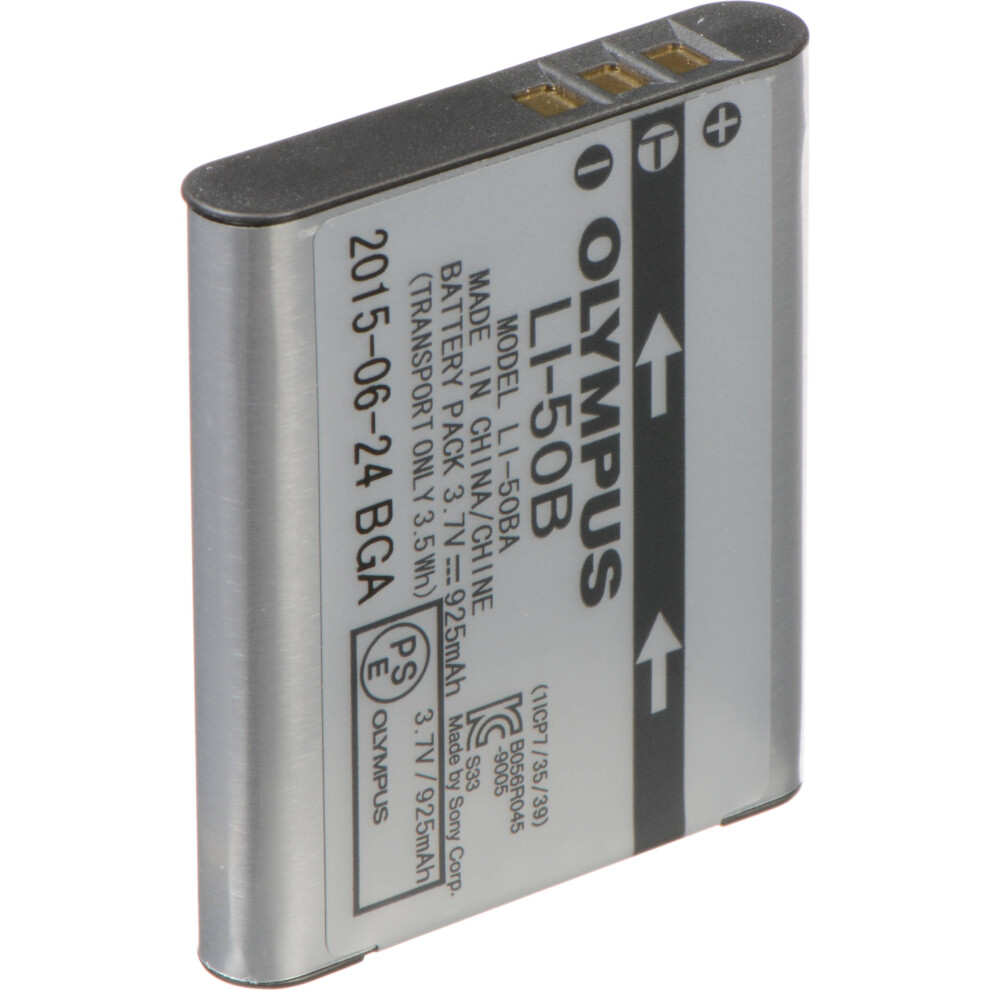 Olympus Li-50B Rechargeable Li-Ion Battery (3.7V, 925 mAh)