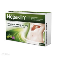 POLSKIE SUPLEMENTY Hepaslimin 30 tab Liver Support Weight Loss Wsparcie watroby utrata masy ciala