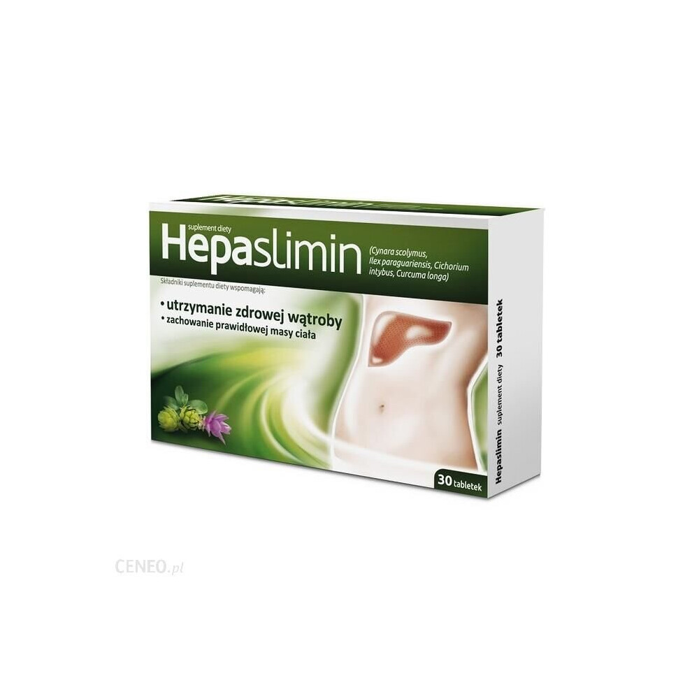 Hepaslimin 30 tab Liver Support Weight Loss Wsparcie watroby utrata masy ciala