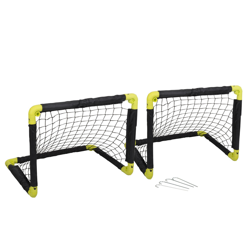 (Small (50 x 44 x 44 cm), 2) Foldable Mini Football Goal 