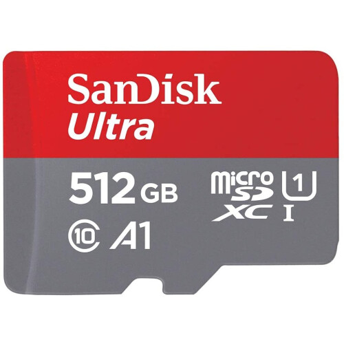 SanDisk SanDisk 512GB Ultra A1 100MB/s Class 10 Micro SD SDXC Memory Card
