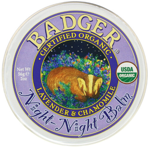 Badger, Οργανική Νύχτα-Νύχτα Βαλσάμ, Λεβάντα και Χάμαμοι, 2 oz (56 g) 1