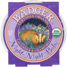 Badger, organisches Nach-Nachtsalb, Lavendel und Kamille, 2 oz (56 g)