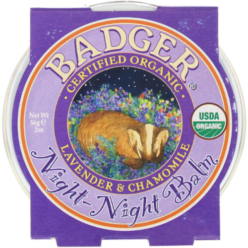 Badger, Οργανική Νύχτα-Νύχτα Βαλσάμ, Λεβάντα και Χάμαμοι, 2 oz (56 g)