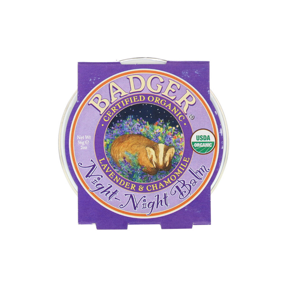 , Organic, Night-Night Balm, & Chamomile, 56G Lavender Badger Company