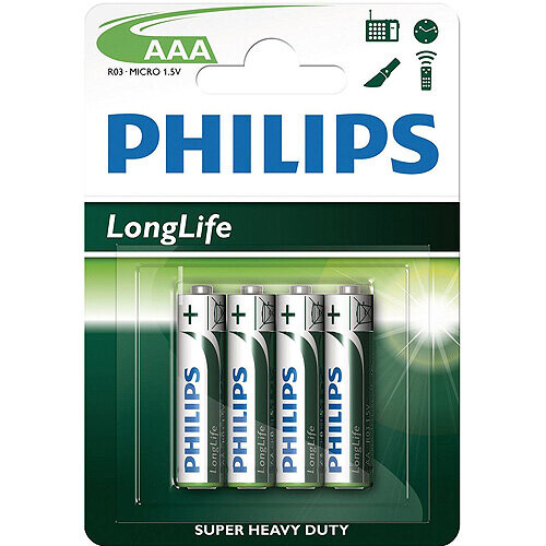 4 Pack AAA-Batterien