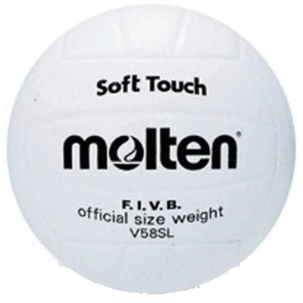 MOLTEN V58SL SYNTHETIC LEATHER SOFT TOUCH MATCH BALL OFFICIAL SIZE VOLLEYBALL