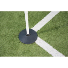 Precision Football/Soccer/Hockey Ground Corner Post Rubber Base Only Black (2020)