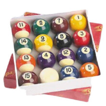 SOLID STRIPES PROFESSIONAL TABLE TOP MATCH QUALITY 16 POOL BALLS SET 2 INCH