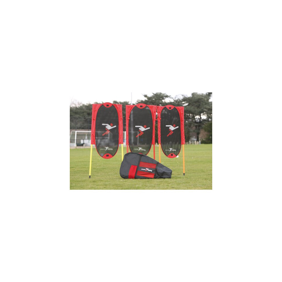 PT Football Soccer Field Training Set of 3 Pop Up Folding Free Kick Man Kit Only (2020)