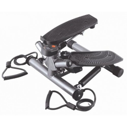 BODY SCULPTURE EXERCISE WORKOUT TONING MACHINE TWIST STEPPER + RESISTANCE BANDS