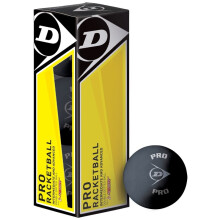 Dunlop Pro Squash Advance Player Sports Match Racketball Balls (Box Of 3) (2020)