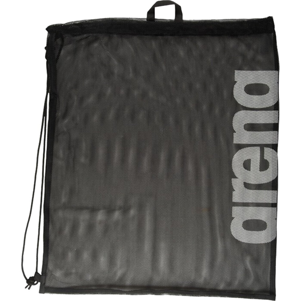 Arena (Black) Drawstring Mesh Equipment Swimwear Pool Bag Swimming Gym ***Uk Black