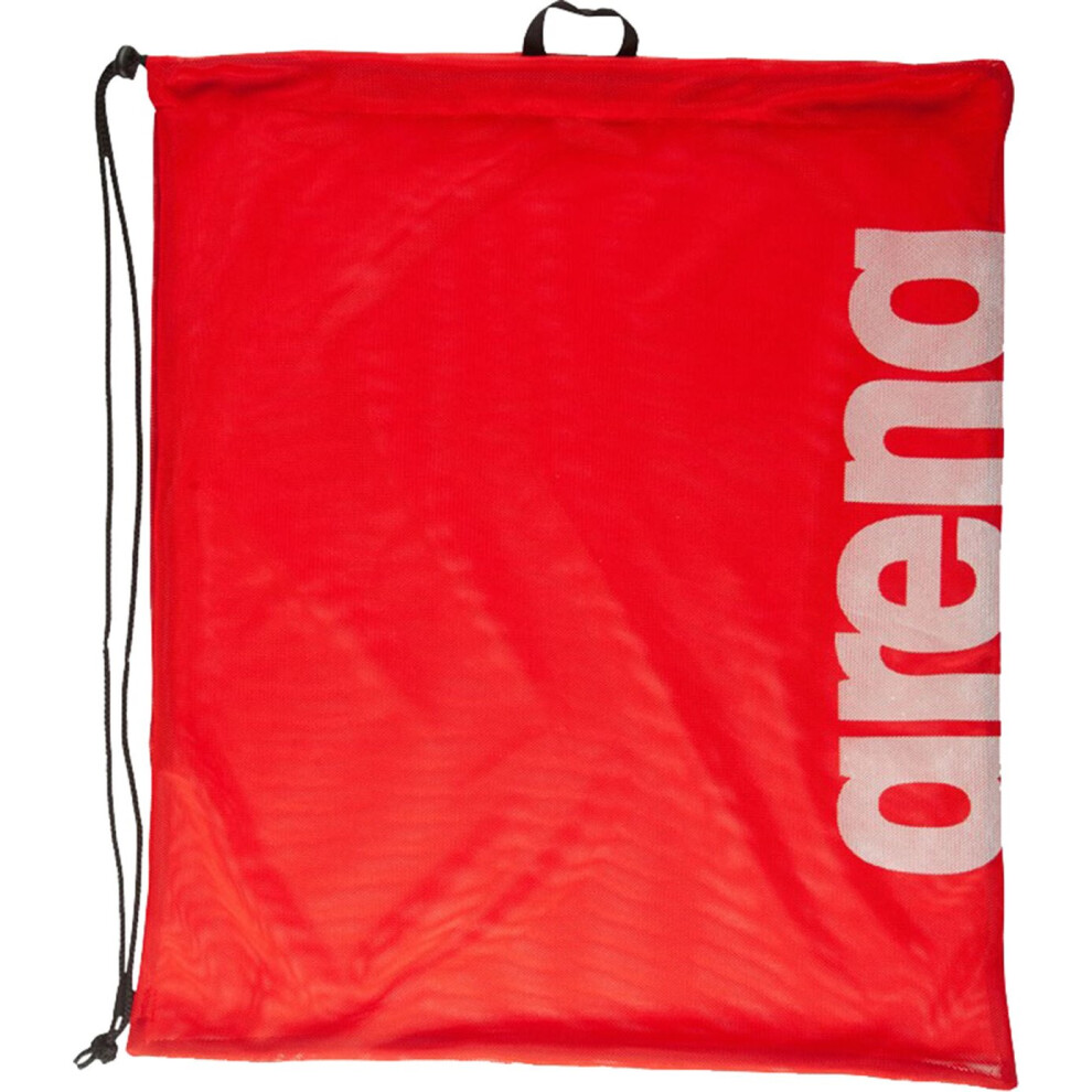 Arena (Red) Drawstring Mesh Equipment Swimwear Pool Bag Swimming Gym ***Uk Red