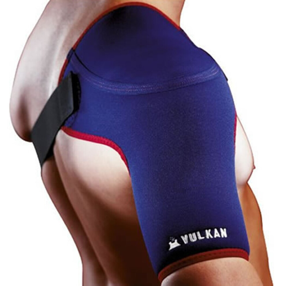 (Small) VULCAN 3092 SPORT INJURY MUSCLE PAIN RELIEF BRACE BLUE NEOPRENE SHOULDER SUPPORT