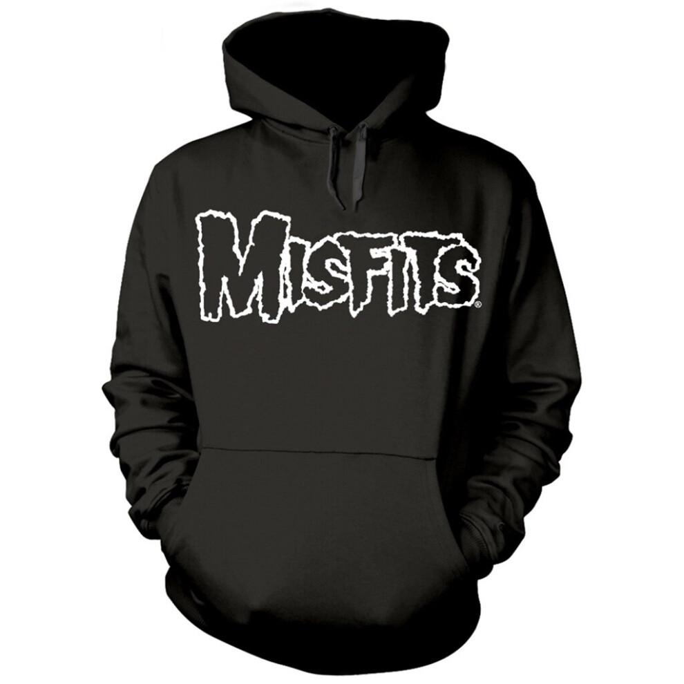 (Medium) Misfits 'Skull' (Black) Pull Over Hoodie