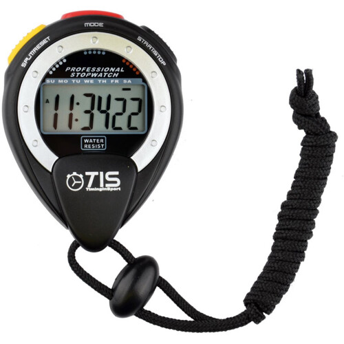 TIS Pro 025 Stopwatch Large Scale Display Water & Shock Resistant Timer Watch (2020)