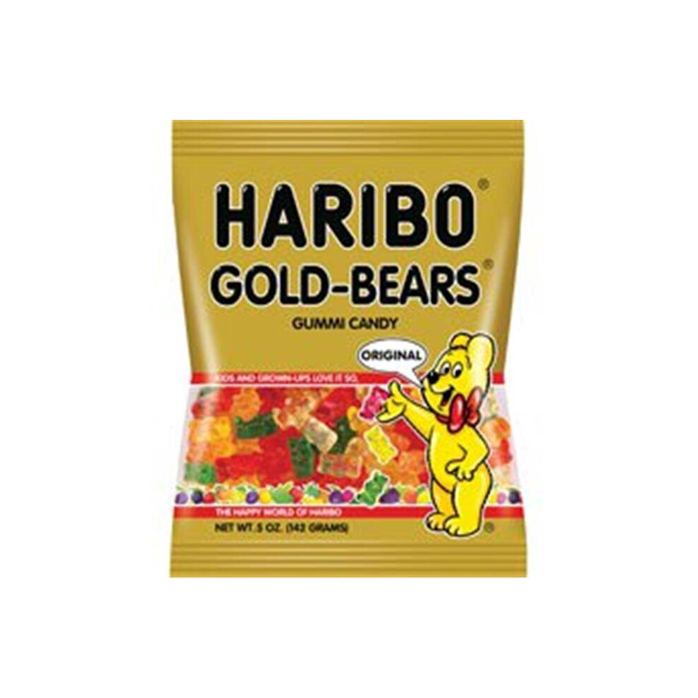 Haribo HRB30220 Gold-Bears Gummi Candy, Multicolor