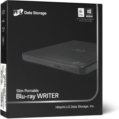 LG HL Data Storage BP55EB40.AHLE10B Externe Blu-ray brander USB 2.0 zwart