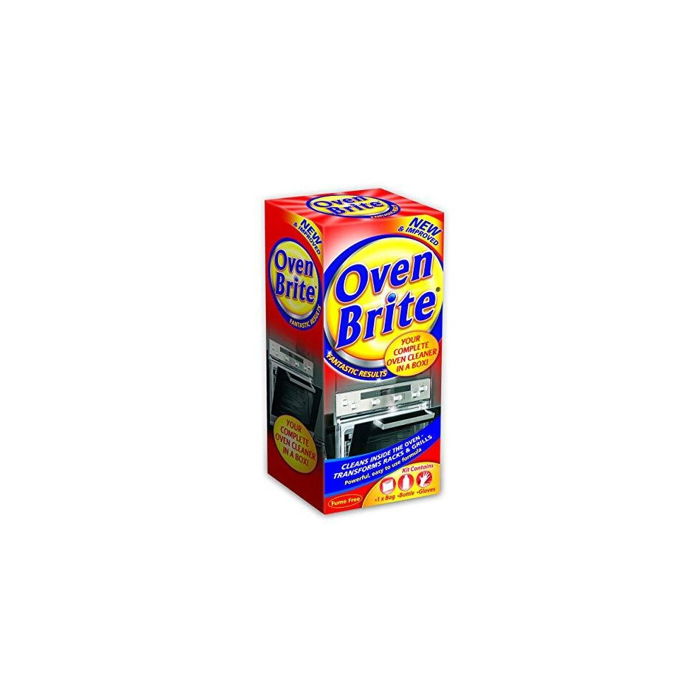 Oven Brite - 500ML - Bottle Bag & Gloves Included - Complete Oven Cleaner