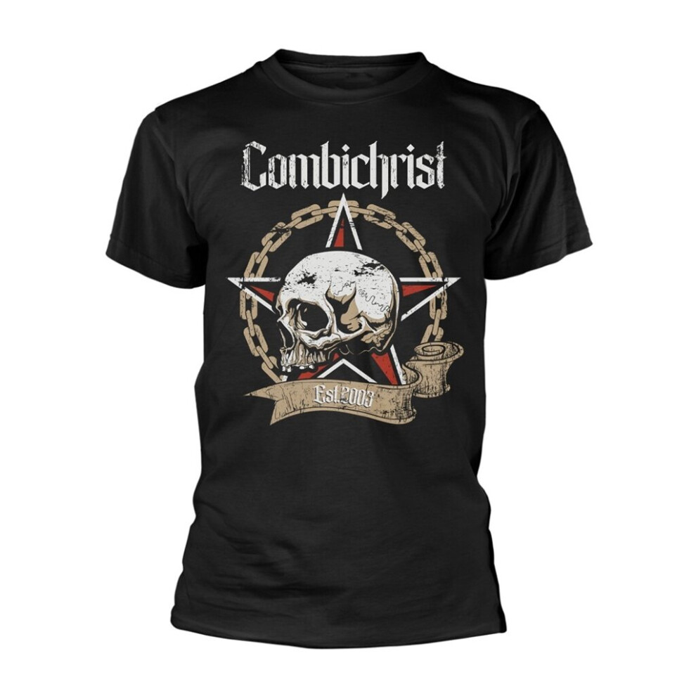 (Medium) Combichrist 'Skull' (Black) T-Shirt