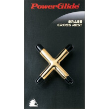 Značka Powerglide Snooker Pool Cue Brass Cross Rest Gold (2020)