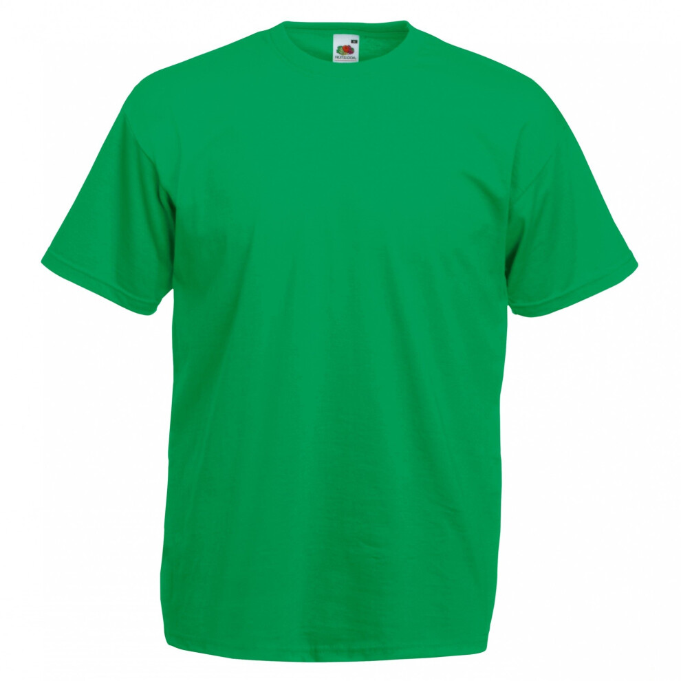 (XL, Kelly Green) Fruit Of The Loom Mens Valueweight Short Sleeve T-Shirt