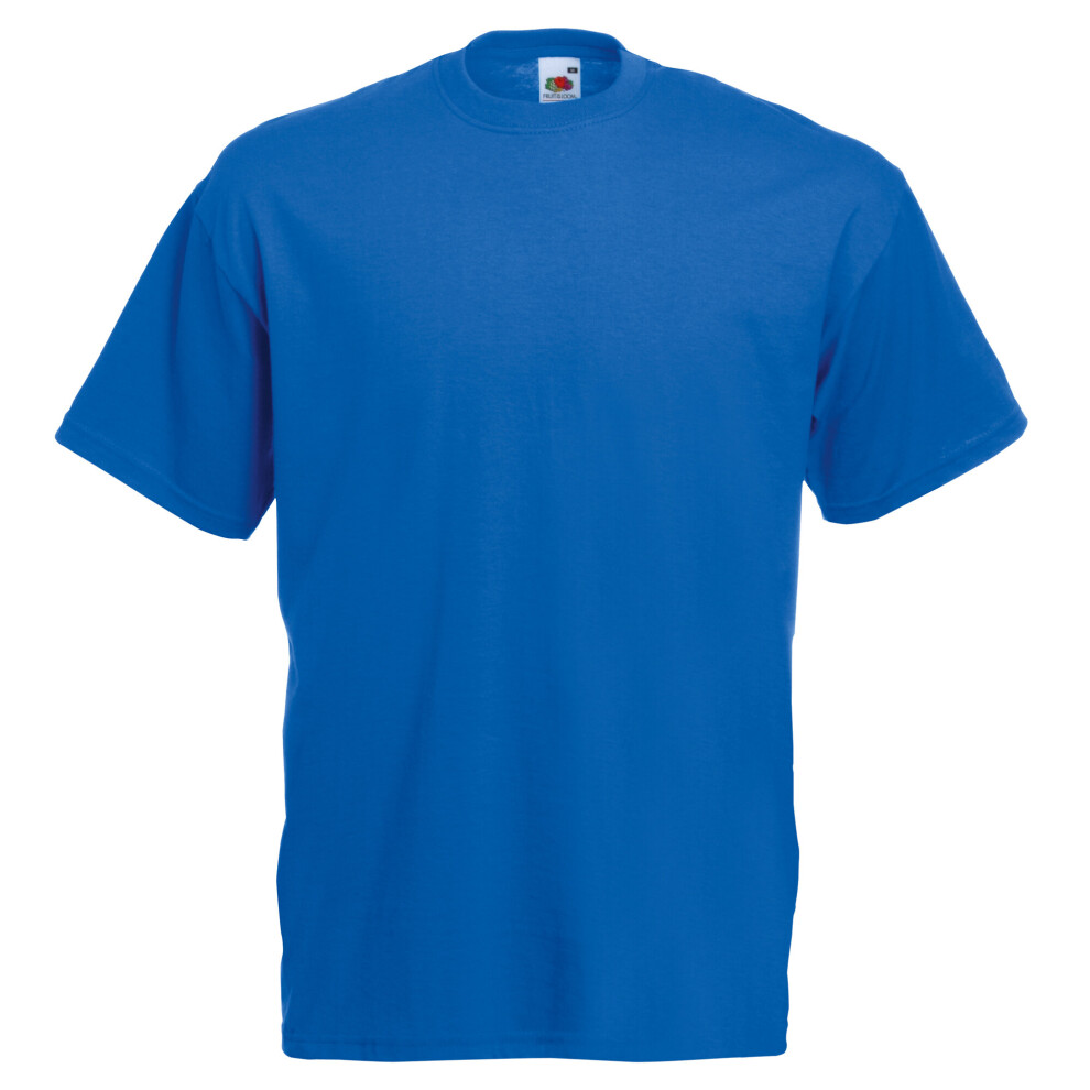 (M, Royal) Fruit Of The Loom Mens Valueweight Short Sleeve T-Shirt