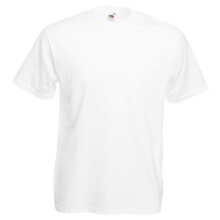 (XL, White) Fruit Of The Loom Mens Valueweight Short Sleeve T-Shirt