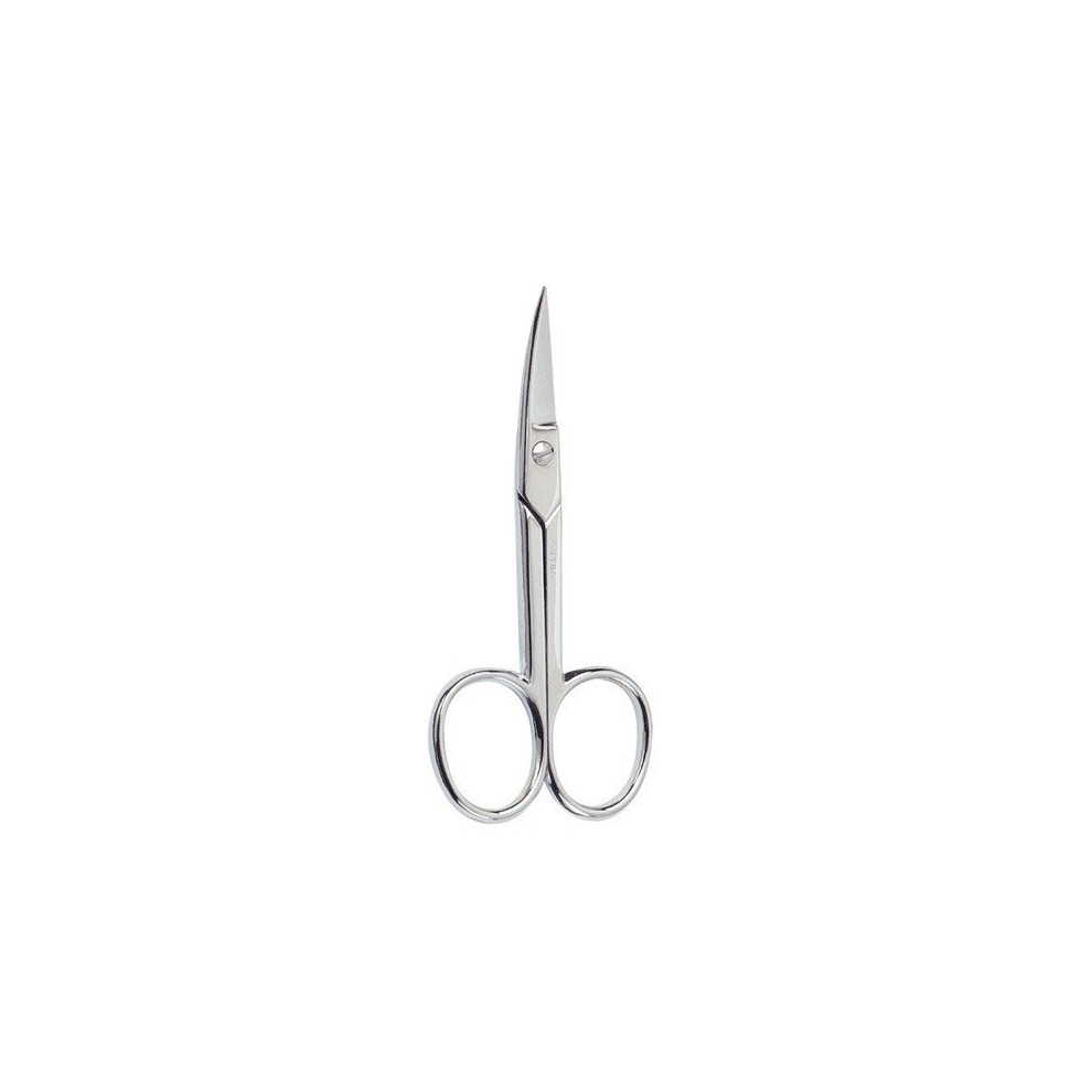 Beter Chrome Plated Curved Manicure Scissors 9Cm