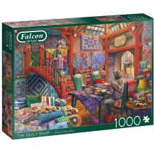Falcon De Luxe 1000-Piece Puzzle: The Quilt Shop (Code 11285)