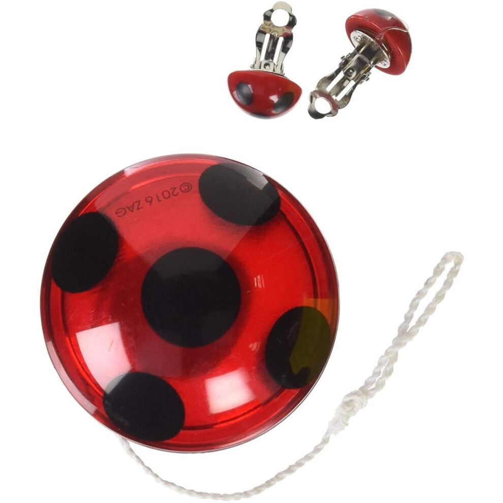 Rubie's Costume Miraculous Ladybug Yo-Yo and Clip-On Earrings