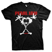 (Large) Pearl Jam 'Stickman' (Black) T-Shirt