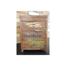 Small Desk Top Drawer Unit | Acacia & Mango Wood
