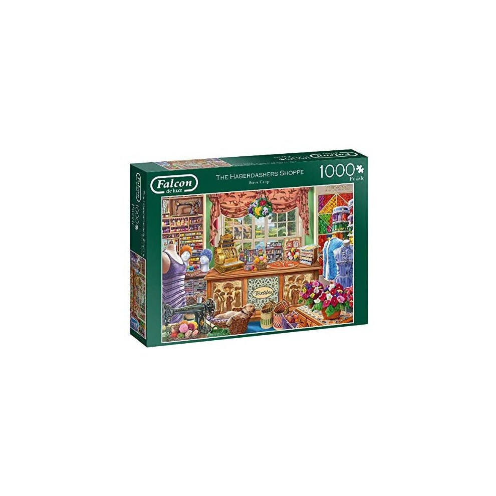 Falcon De Luxe 1000 Piece Jigsaw Puzzle - The Haberdasher's Shoppe