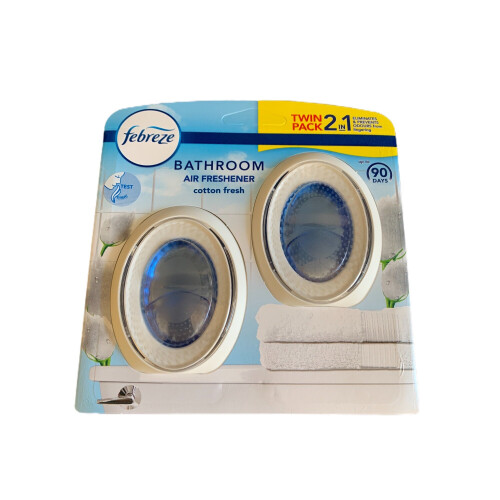 Febreze Bathroom Air Freshener Cotton Fresh Twin Pack on OnBuy