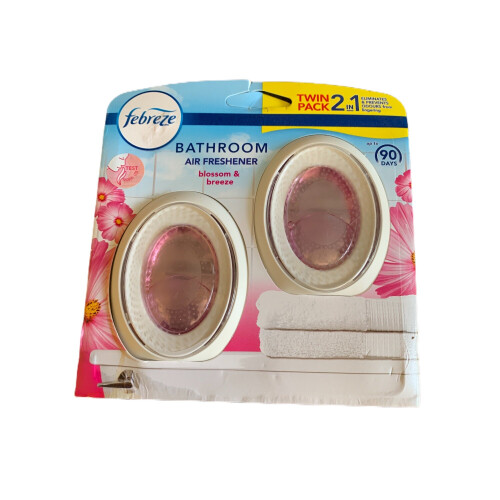 Febreze Bathroom Air Freshener Blossom & Breeze Twin Pack